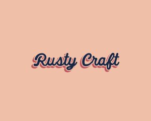 Retro Pop Craft logo design