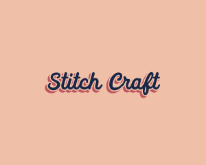 Retro Pop Craft logo design