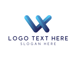 Initial - Generic Modern Letter W logo design