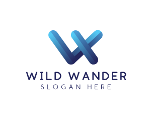 Generic Modern Letter W logo design