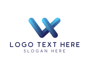 Generic Modern Letter W Logo