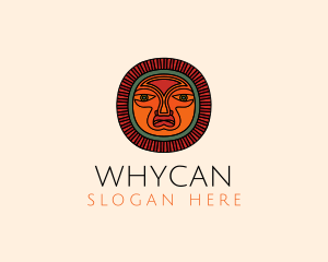 Mayan Ritual Mask Logo