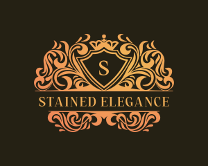 Elegant Royalty Shield logo design