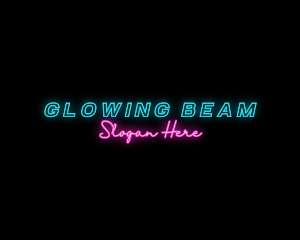 Neon Nightclub Bar logo design