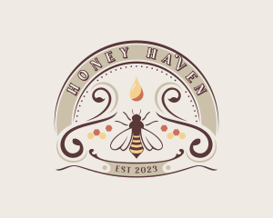 Apiculture - Eco Honeycomb Bee logo design