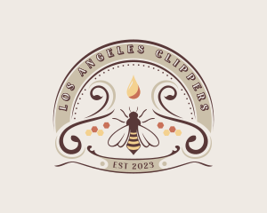 Beekeeper - Eco Honeycomb Bee logo design