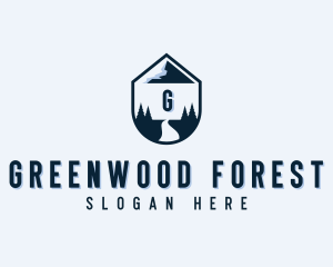 Forest Mountain Road logo design