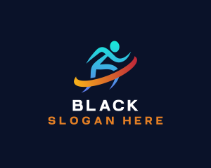 Running - Running Marathon Athlete logo design