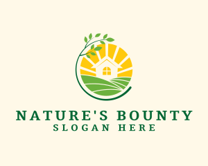 Natural Sunrise Garden logo design