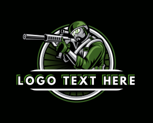 Clan - Shooting Military Gun Gaming logo design