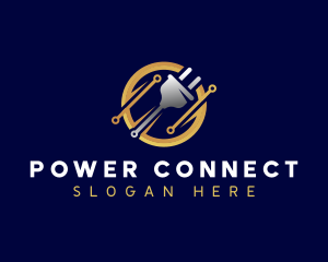 Plug - Industrial Electrical Plug logo design