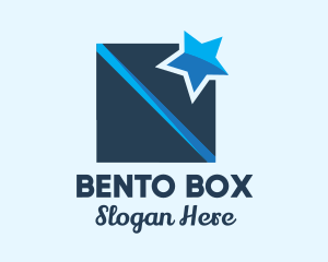 Blue Star Box logo design