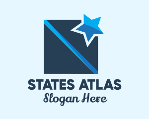 Blue Star Box logo design