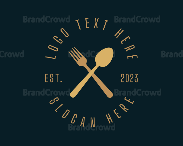 Bistro Utensils Cook Logo