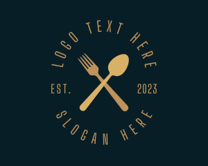 Spoon - Bistro Utensils Cook logo design