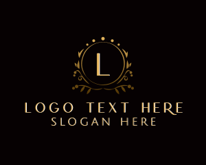 Luxury - Floral Wedding Boutique logo design