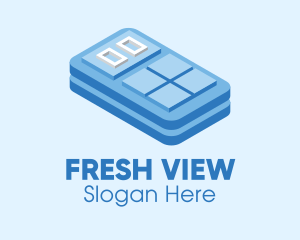 Perspective - Simple 3D Calculator logo design
