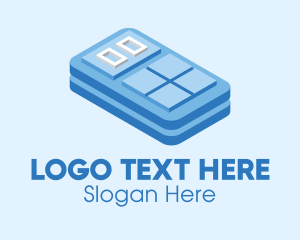 Student - Simple 3D Calculator logo design