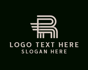 Engineering - Industrial Builder Stripe logo design