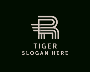 Industrial Builder Stripe   logo design