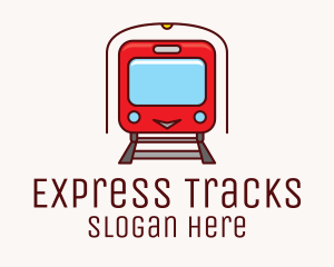 Train Rail Railway logo design