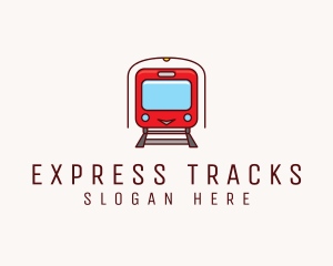 Train Rail Railway logo design