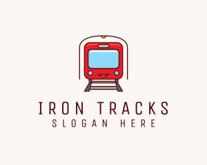 Train Rail Railway logo design