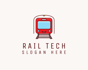 Train Rail Railway logo design