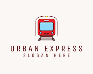 Train Rail Railway logo design