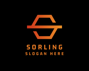 Generic Hexagon Letter S logo design