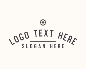 Football - Soccer League Wordmark logo design