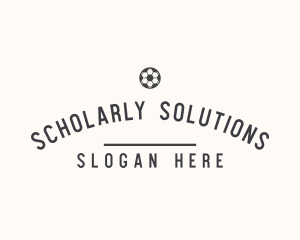 Scholar - Soccer League Wordmark logo design