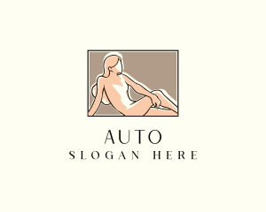 Woman Nude Spa Logo
