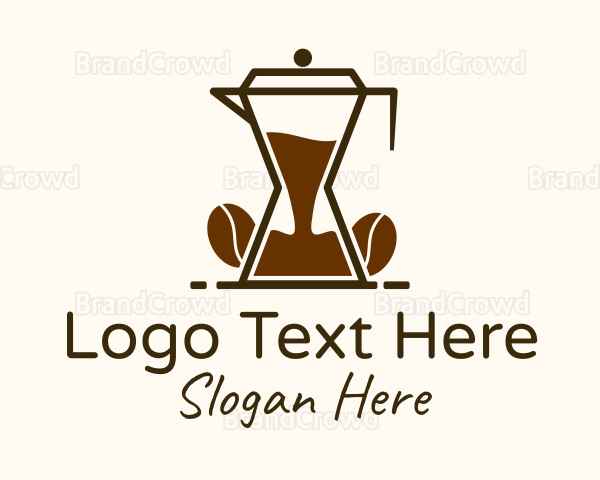 Hourglass Coffee  Pitcher Logo