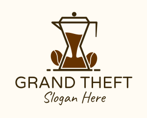 Hourglass Coffee  Pitcher  Logo