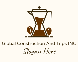 Hourglass Coffee  Pitcher  Logo