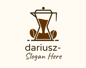 Barista - Hourglass Coffee  Pitcher logo design