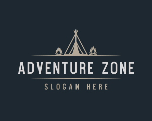 Campsite Adventure Travel logo design