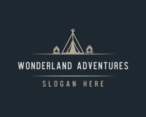 Campsite Adventure Travel logo design