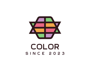 Colorful - Abstract Geometric Symbol logo design