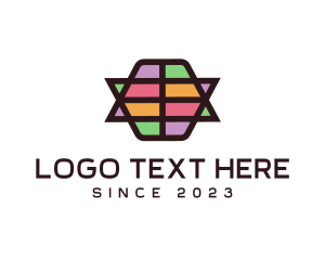 Mosaic - Abstract Geometric Symbol logo design