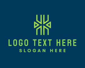 Cyber - Digital Media Letter X logo design
