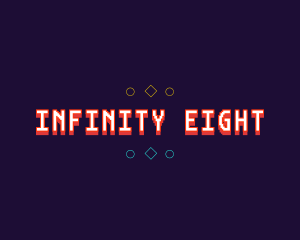Eight - Pixel Gaming Wordmark logo design