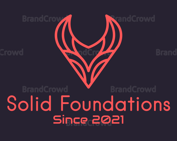 Bull Horns Gamer Logo