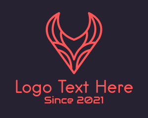 Satanic - Bull Horns Gamer logo design