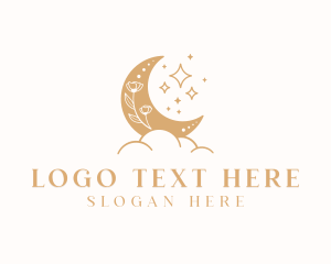 Art Studio - Moon Floral Jeweler logo design
