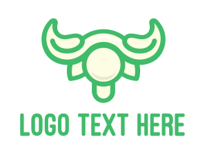 Nature - Abstract Nature Cow logo design
