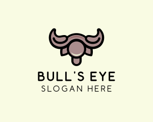 Wildlife Bull Horns logo design