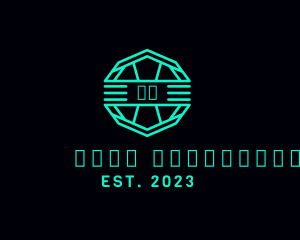 Minimalist - Digital Robotics Gaming logo design