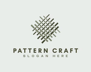 Woven Textile Pattern logo design